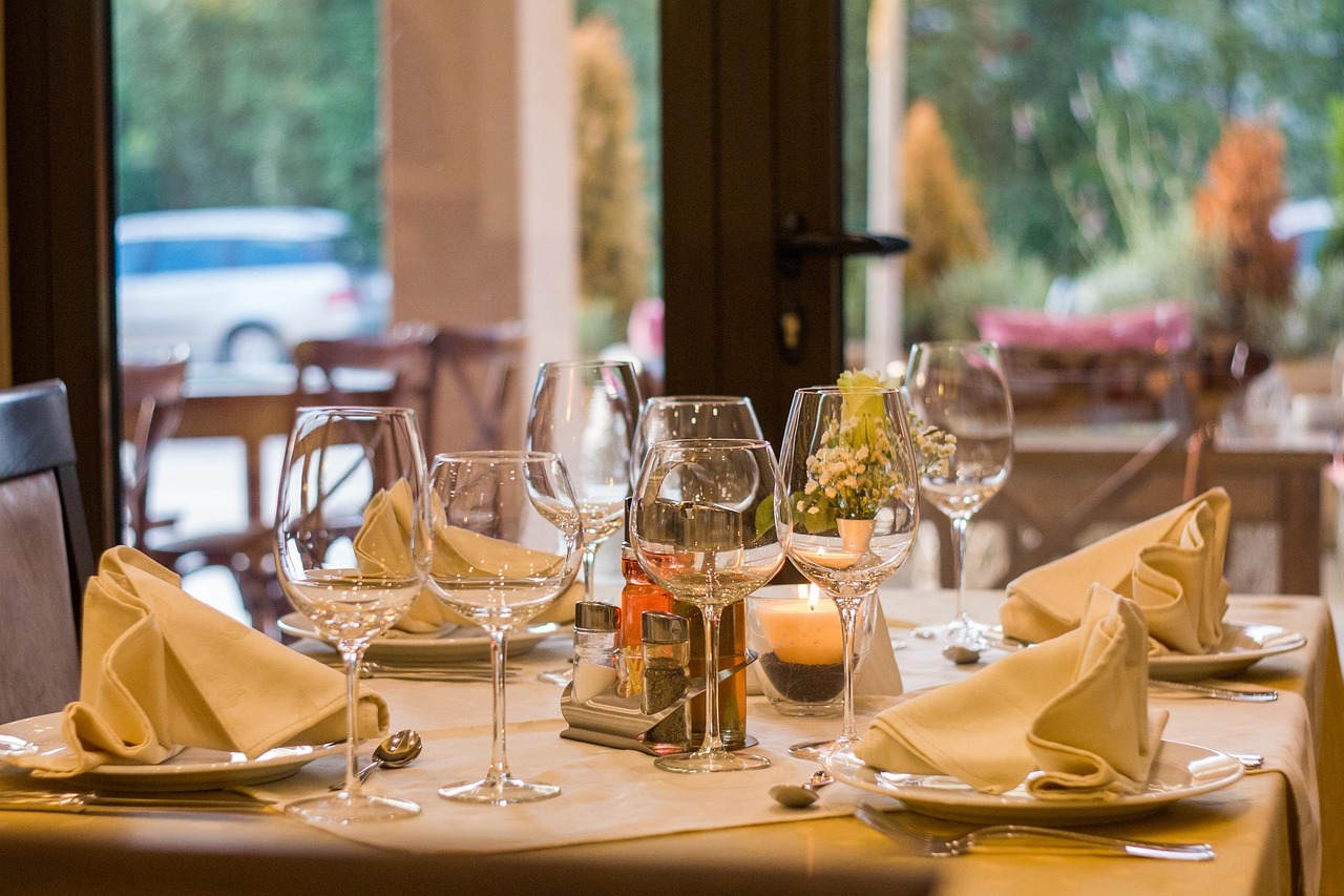 Fine dining tasting menu: the banner photo of its sample QR menu