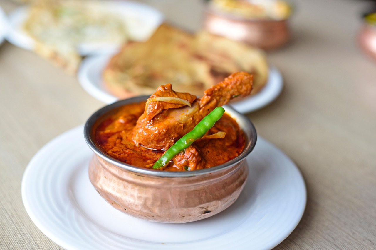 Indian: the banner photo of its sample QR menu